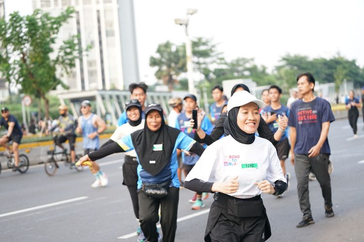 Race photo from Lari Bareng Yuk!