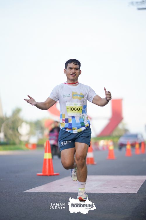Race photo from Taman Budaya x BOGORUN 2025