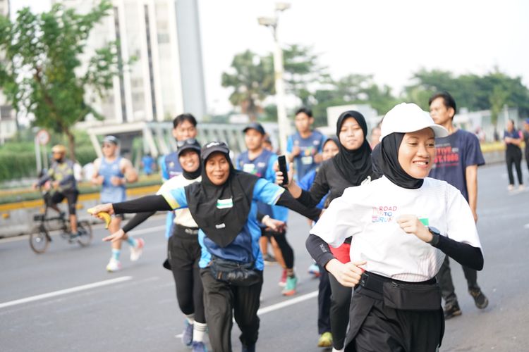 Race photo from Lari Bareng Yuk!