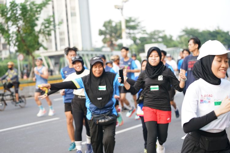 Race photo from Lari Bareng Yuk!