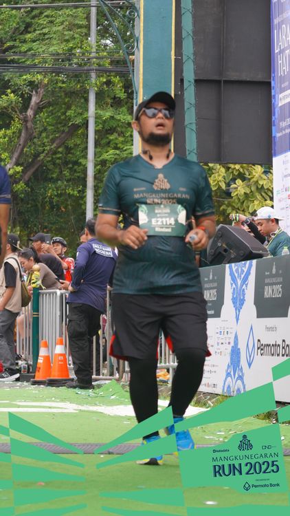 Race photo from Mangkunegaran Run 2025