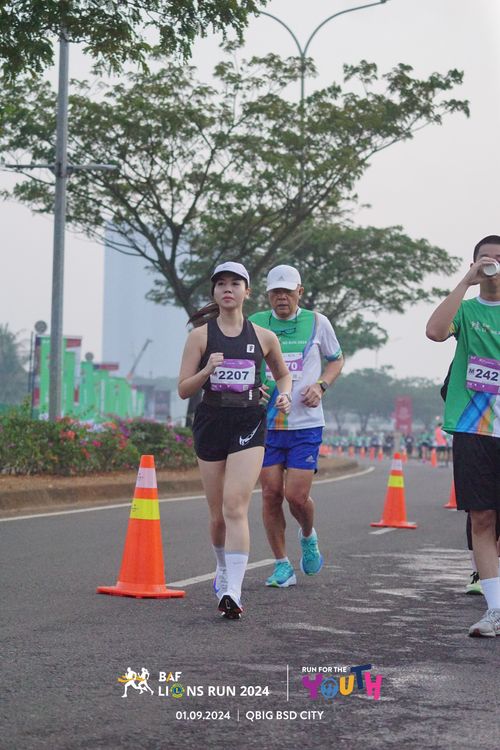Race photo from BAF LIONS RUN 2024