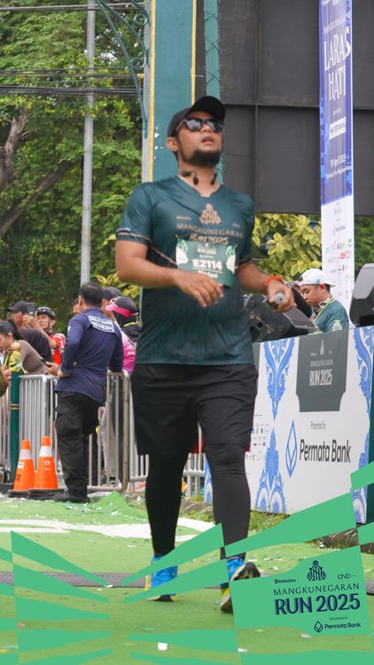 Race photo from Mangkunegaran Run 2025