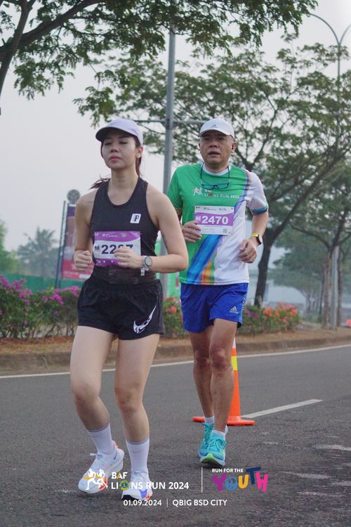 Race photo from BAF LIONS RUN 2024