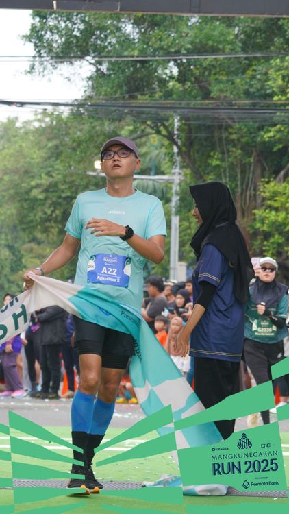 Race photo from Mangkunegaran Run 2025