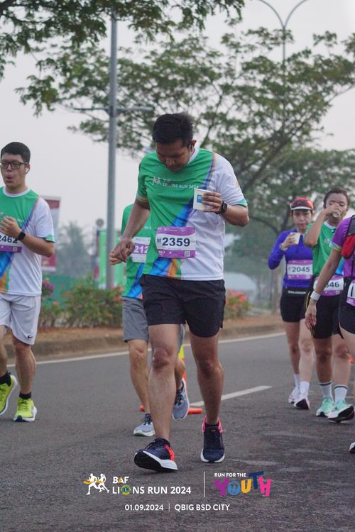 Race photo from BAF LIONS RUN 2024