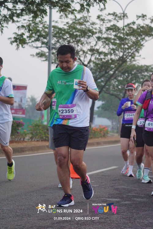 Race photo from BAF LIONS RUN 2024