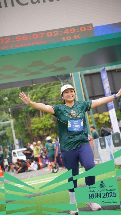 Race photo from Mangkunegaran Run 2025