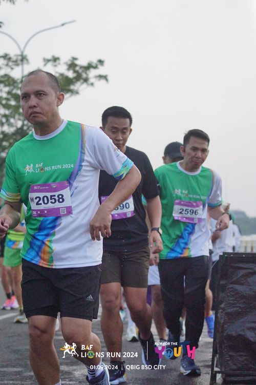 Race photo from BAF LIONS RUN 2024