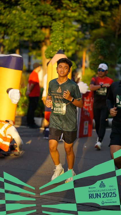 Race photo from Mangkunegaran Run 2025