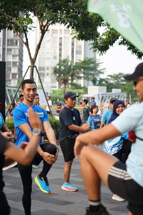 Race photo from Lari Bareng Yuk!