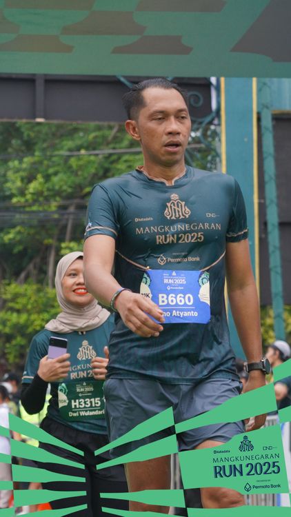 Race photo from Mangkunegaran Run 2025