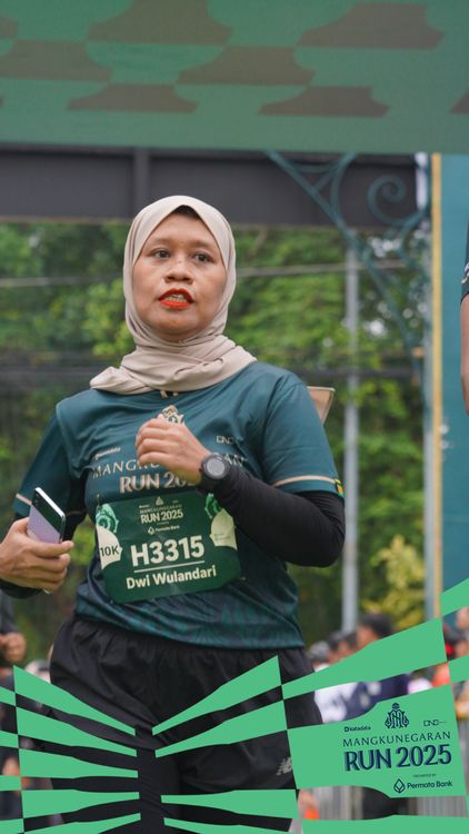Race photo from Mangkunegaran Run 2025
