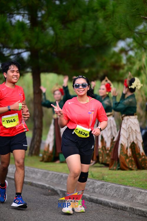 Race photo from CISANGKAN KBP CITY RUN 2025