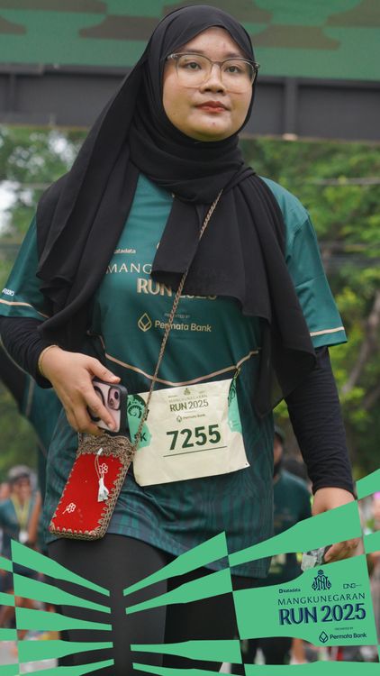Race photo from Mangkunegaran Run 2025