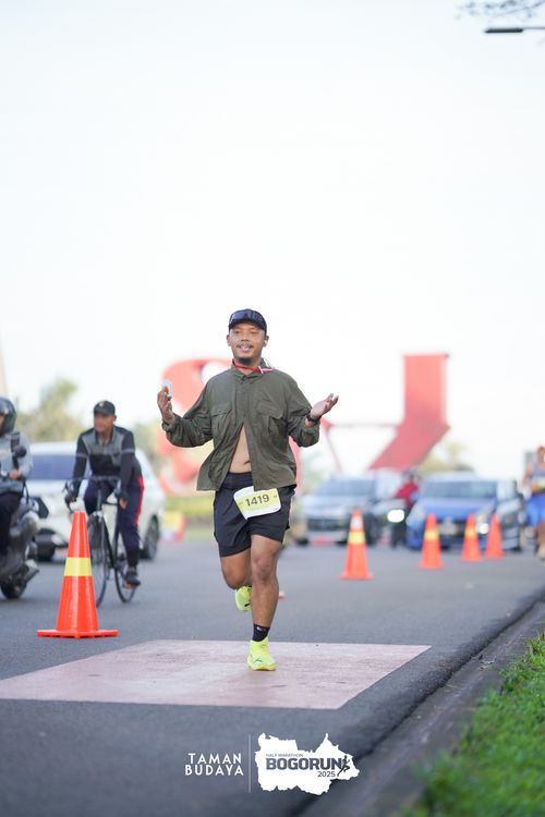 Race photo from Taman Budaya x BOGORUN 2025
