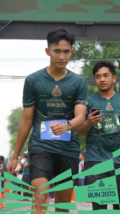 Race photo from Mangkunegaran Run 2025