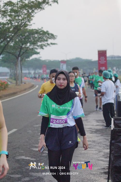 Race photo from BAF LIONS RUN 2024