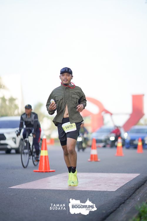 Race photo from Taman Budaya x BOGORUN 2025