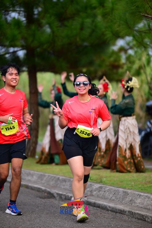 Race photo from CISANGKAN KBP CITY RUN 2025