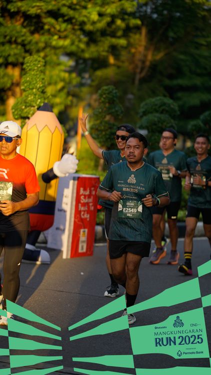 Race photo from Mangkunegaran Run 2025