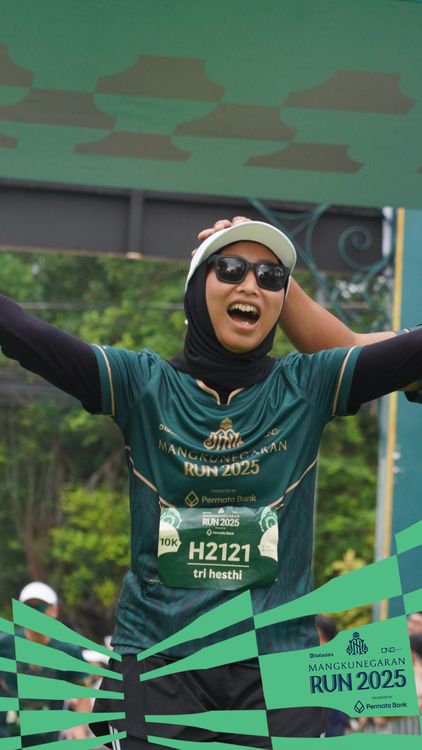 Race photo from Mangkunegaran Run 2025