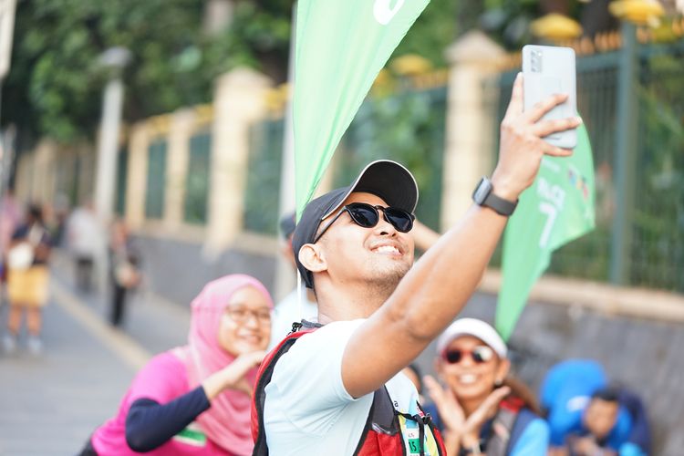 Race photo from Lari Bareng Yuk!