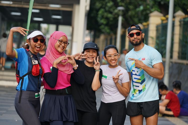 Race photo from Lari Bareng Yuk!