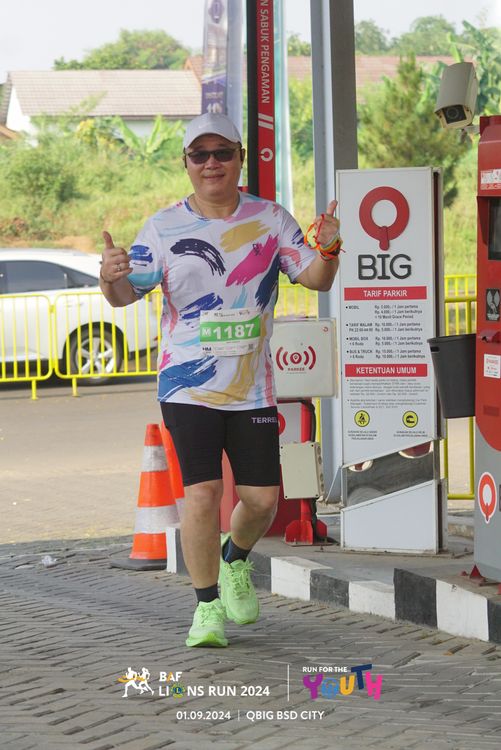 Race photo from BAF LIONS RUN 2024