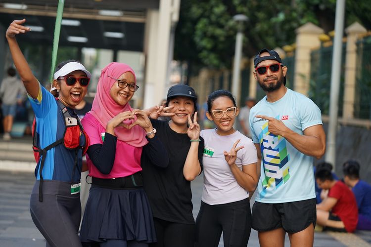 Race photo from Lari Bareng Yuk!