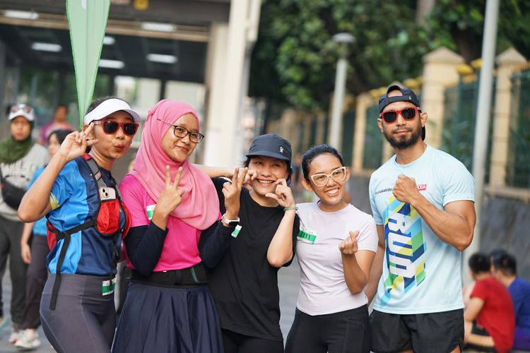 Race photo from Lari Bareng Yuk!