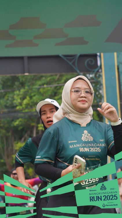 Race photo from Mangkunegaran Run 2025