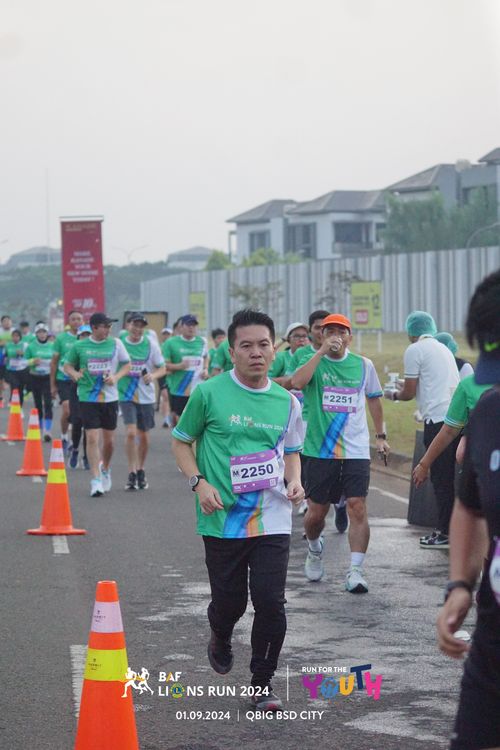 Race photo from BAF LIONS RUN 2024