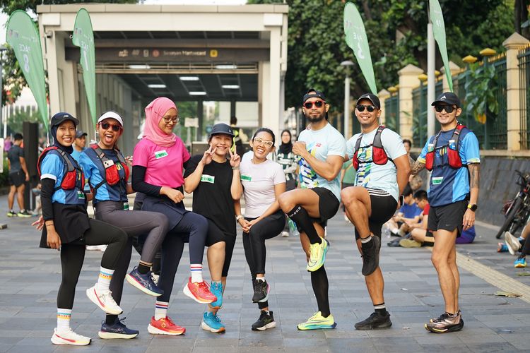 Race photo from Lari Bareng Yuk!
