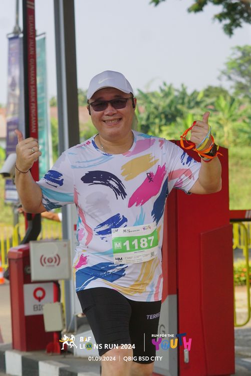 Race photo from BAF LIONS RUN 2024