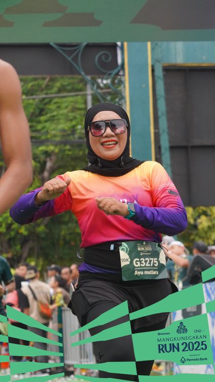 Race photo from Mangkunegaran Run 2025