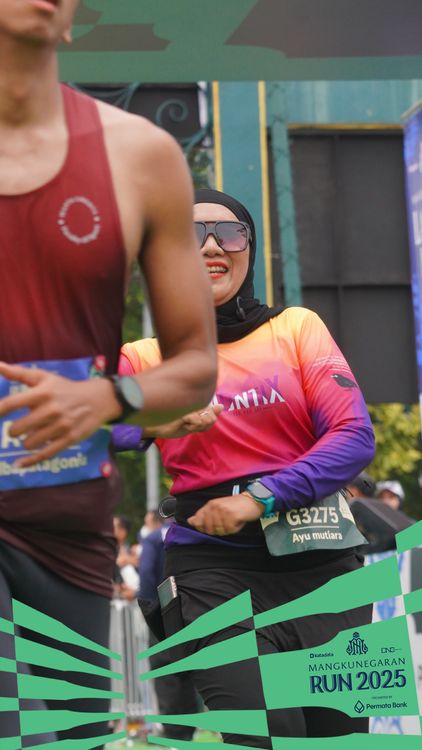 Race photo from Mangkunegaran Run 2025