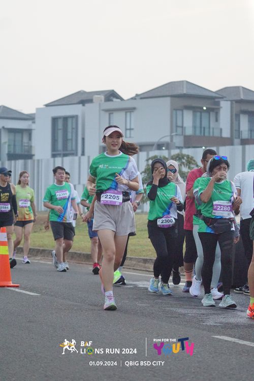 Race photo from BAF LIONS RUN 2024