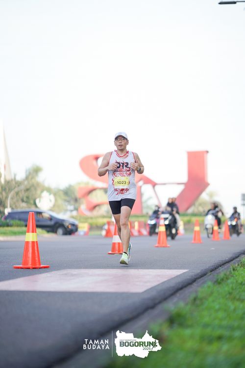 Race photo from Taman Budaya x BOGORUN 2025