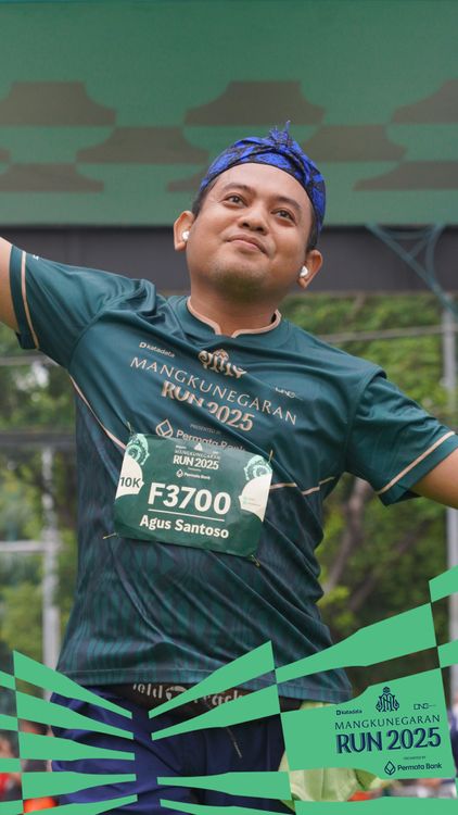 Race photo from Mangkunegaran Run 2025