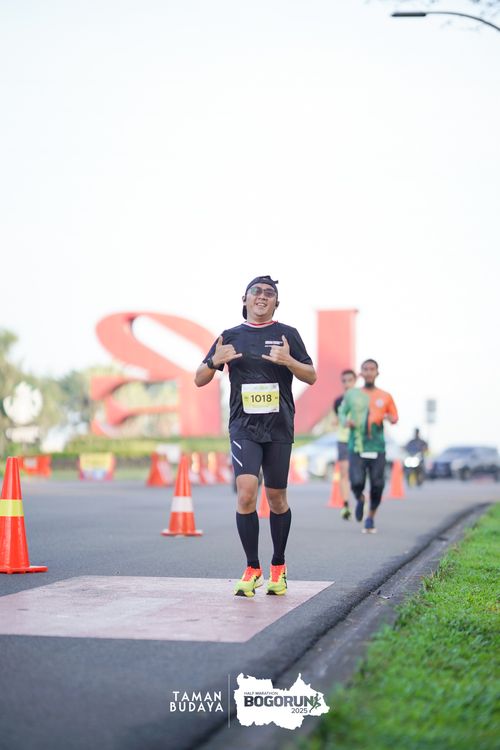 Race photo from Taman Budaya x BOGORUN 2025