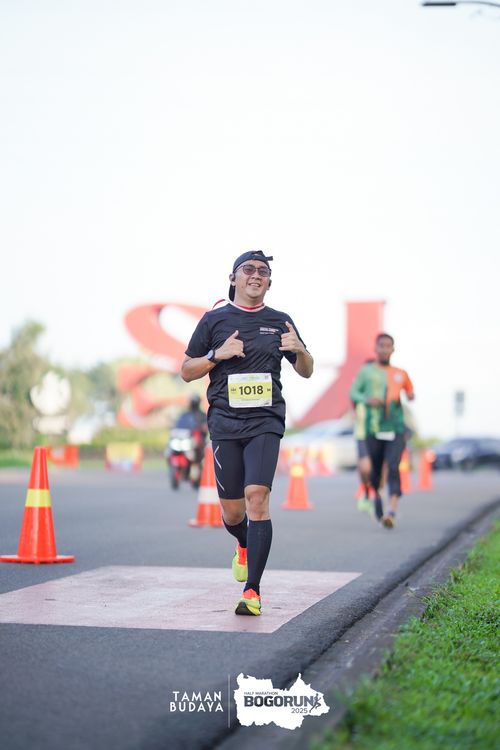 Race photo from Taman Budaya x BOGORUN 2025