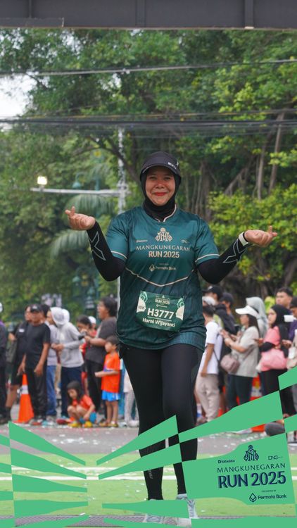 Race photo from Mangkunegaran Run 2025
