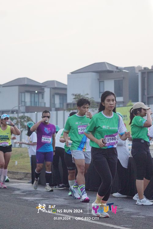 Race photo from BAF LIONS RUN 2024