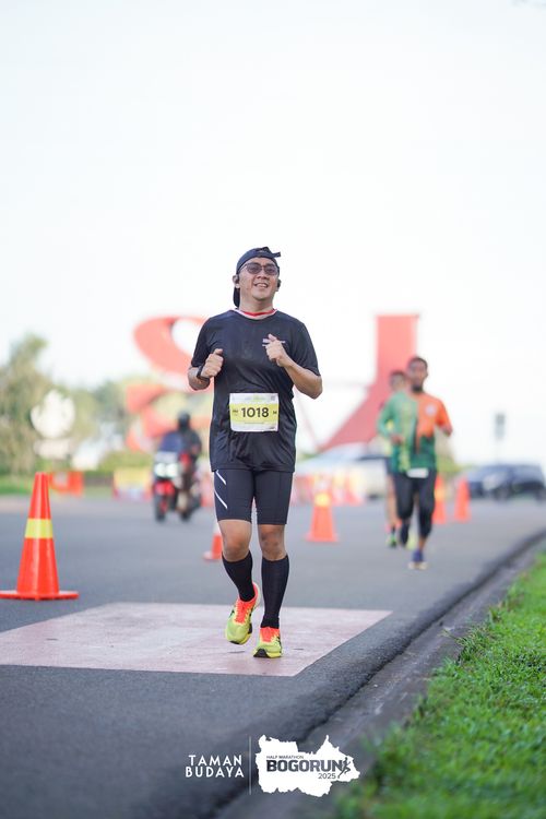 Race photo from Taman Budaya x BOGORUN 2025