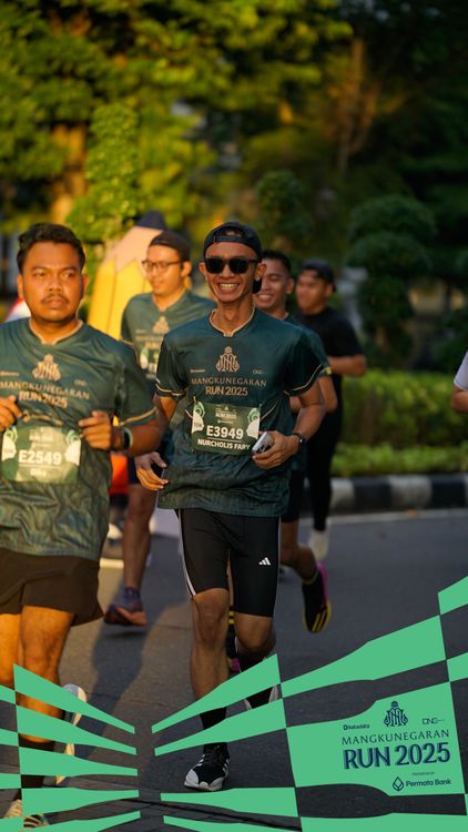 Race photo from Mangkunegaran Run 2025