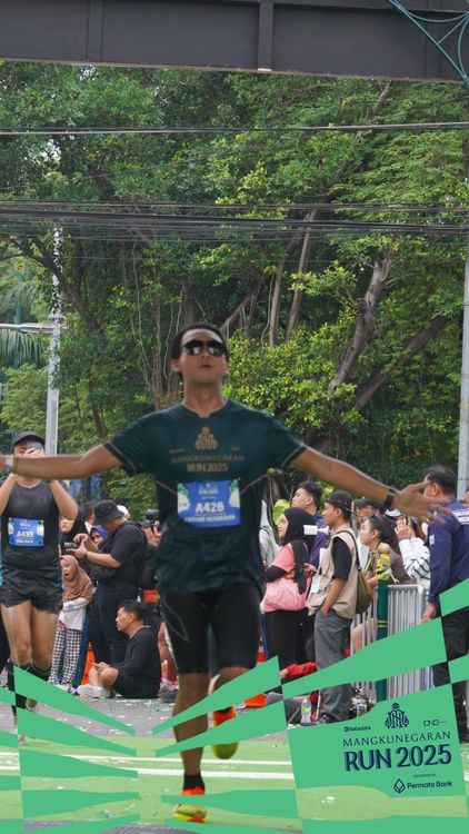 Race photo from Mangkunegaran Run 2025