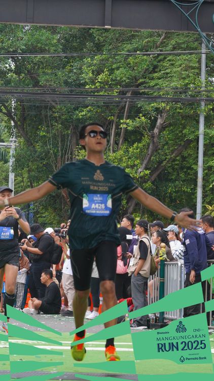 Race photo from Mangkunegaran Run 2025