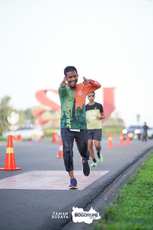 Race photo from Taman Budaya x BOGORUN 2025