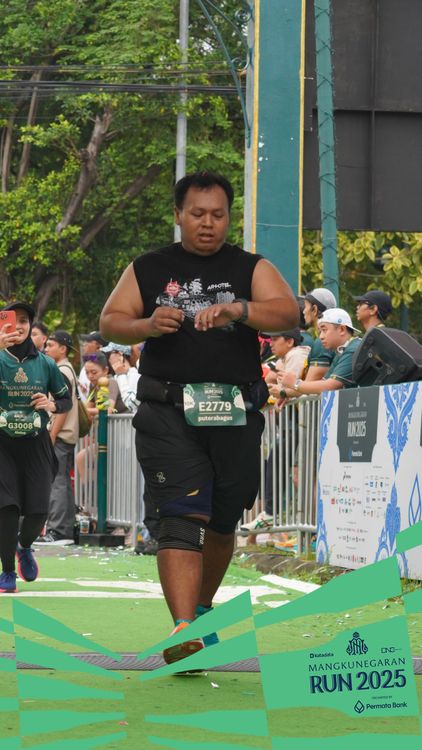 Race photo from Mangkunegaran Run 2025